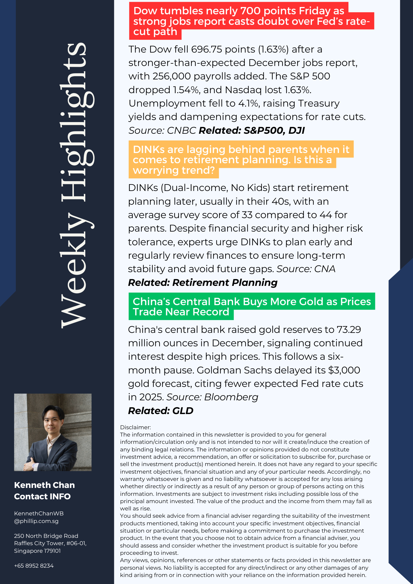Weekly Highlights