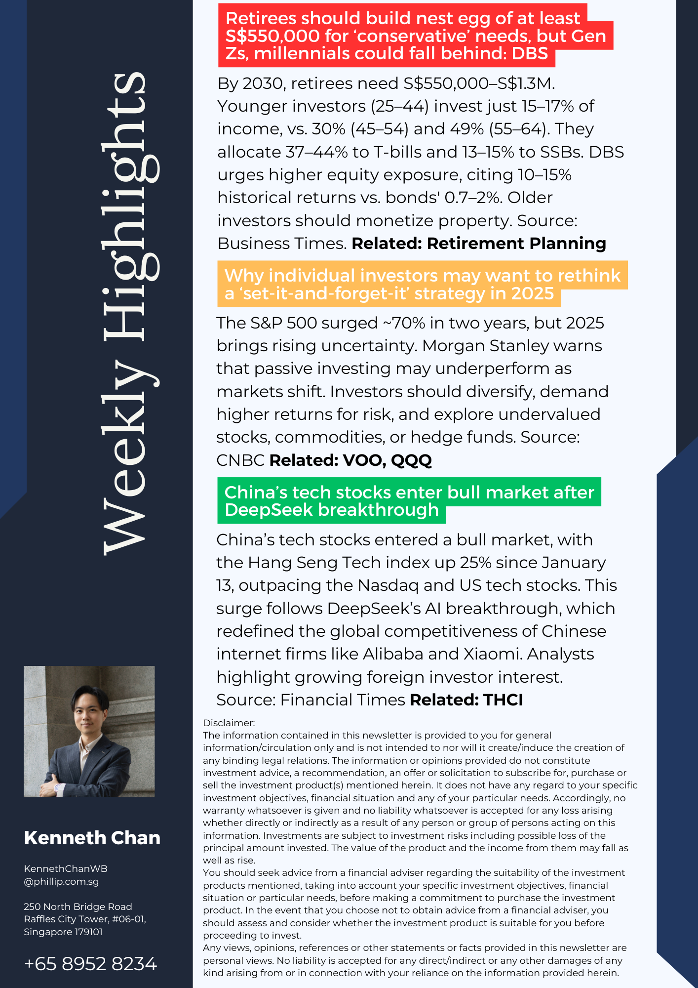 Weekly Highlights