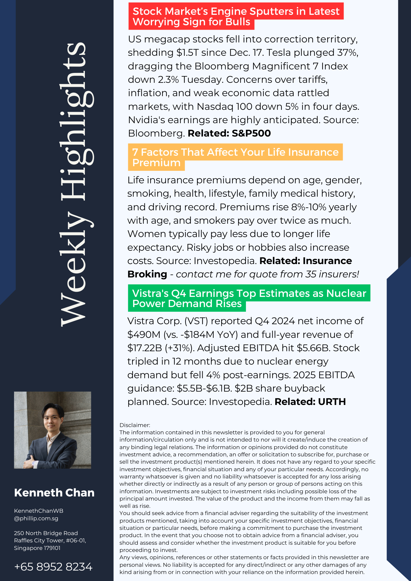 Weekly Highlights